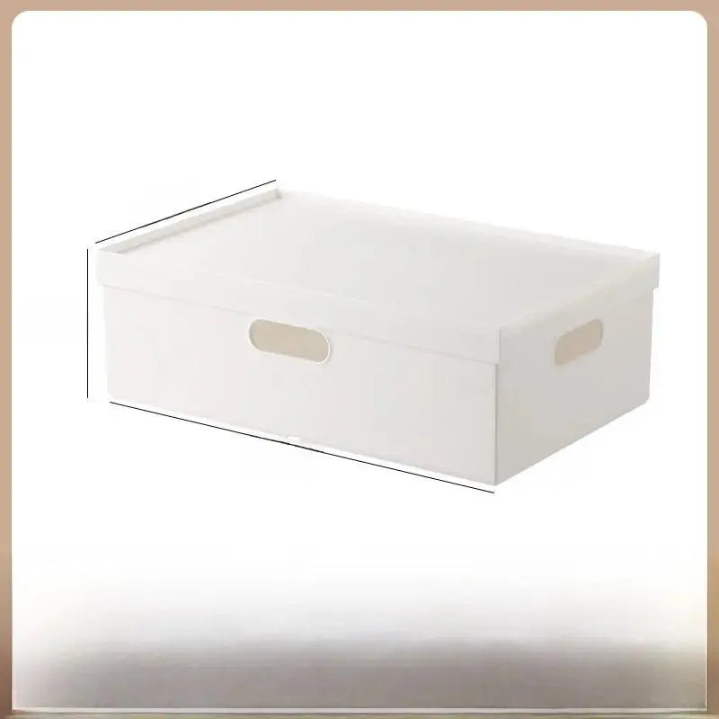 Stackable Plastic Storage Box with Lid | 12L Modular Home Organizer by TED