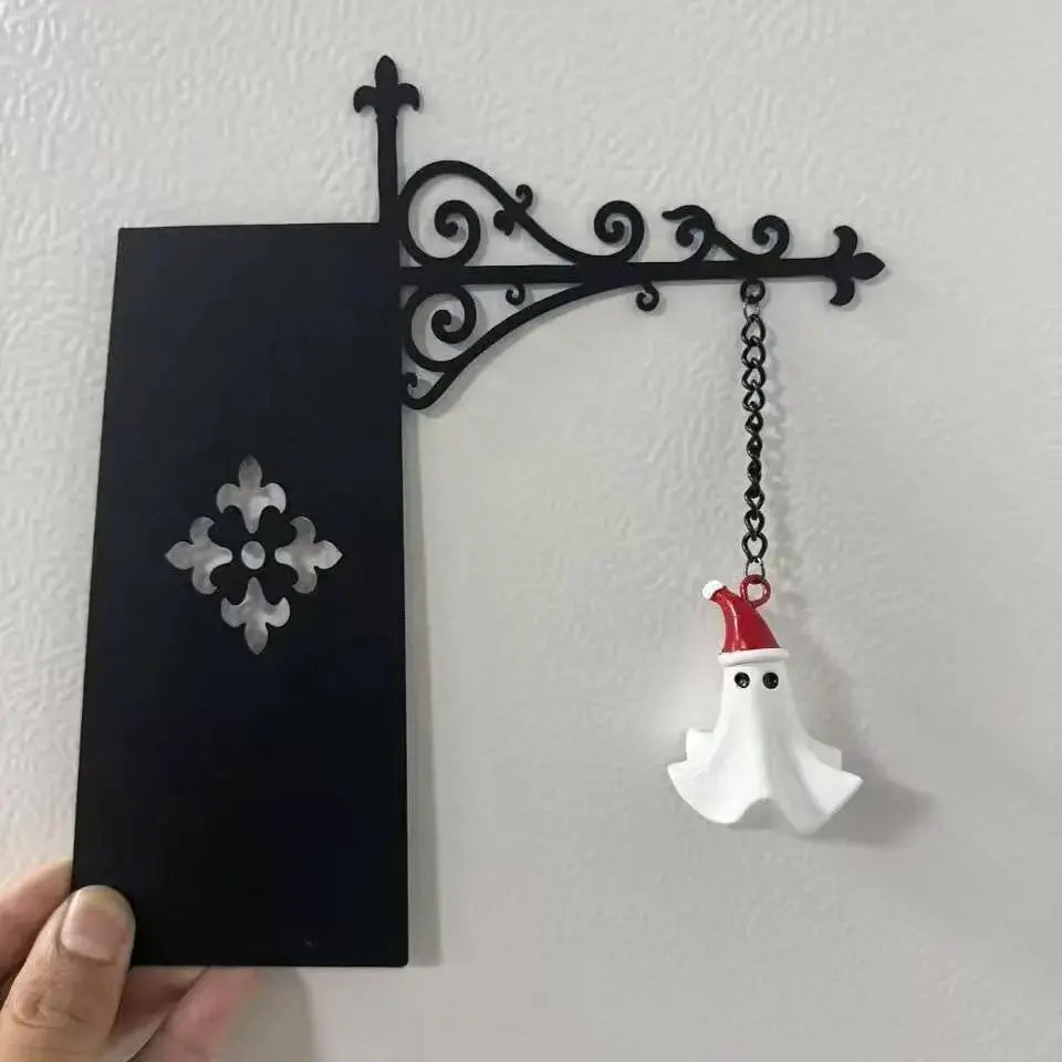 Ghost Bookshelf Lamp | Retro Halloween LED Shelf Light & Spooky Home D�cor by TED