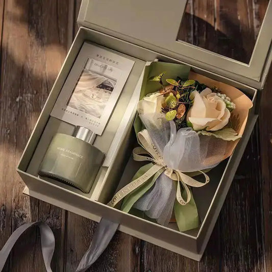 Aromatherapy Gift Box - Flameless Floral Fragrance Set by TED