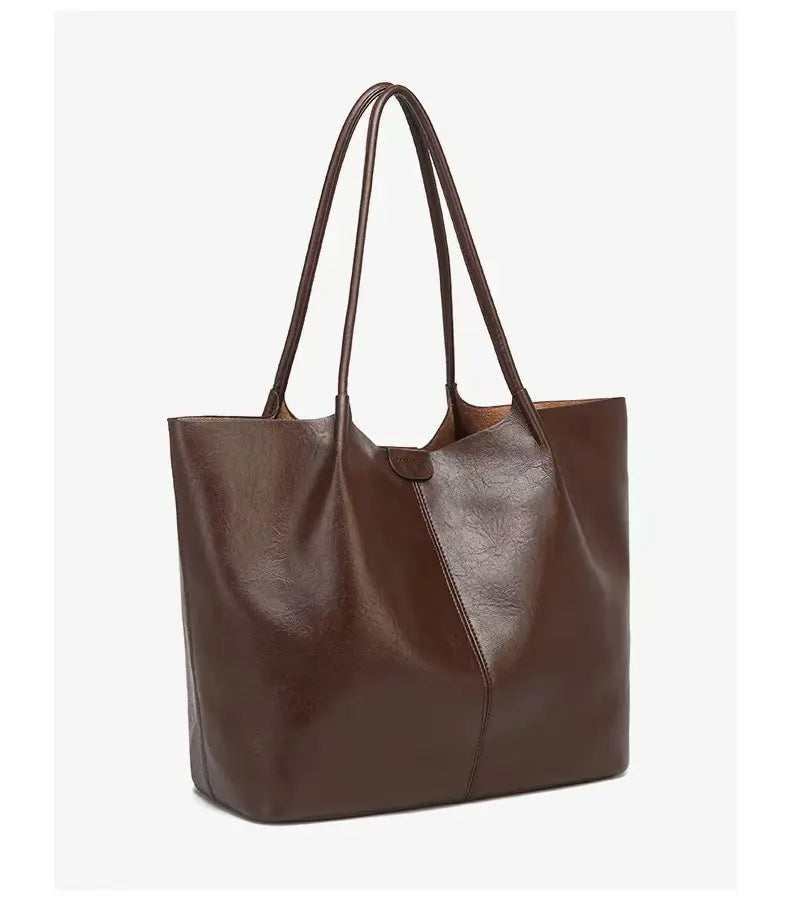 mothers day Fashion PU Mother-Daughter Tote Bag