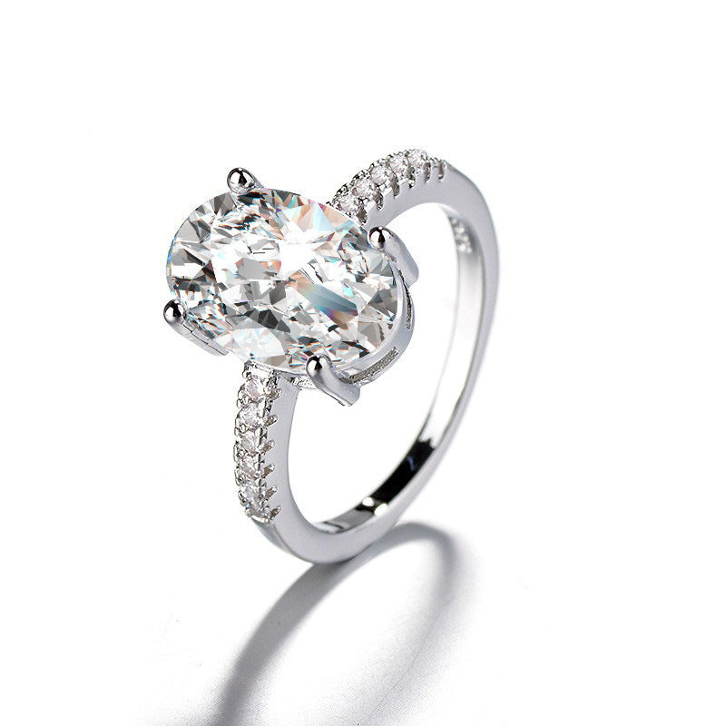 Adjustable Engagement Ring - Cubic Zirconia Promise Ring - Cherished Harbor Gifts