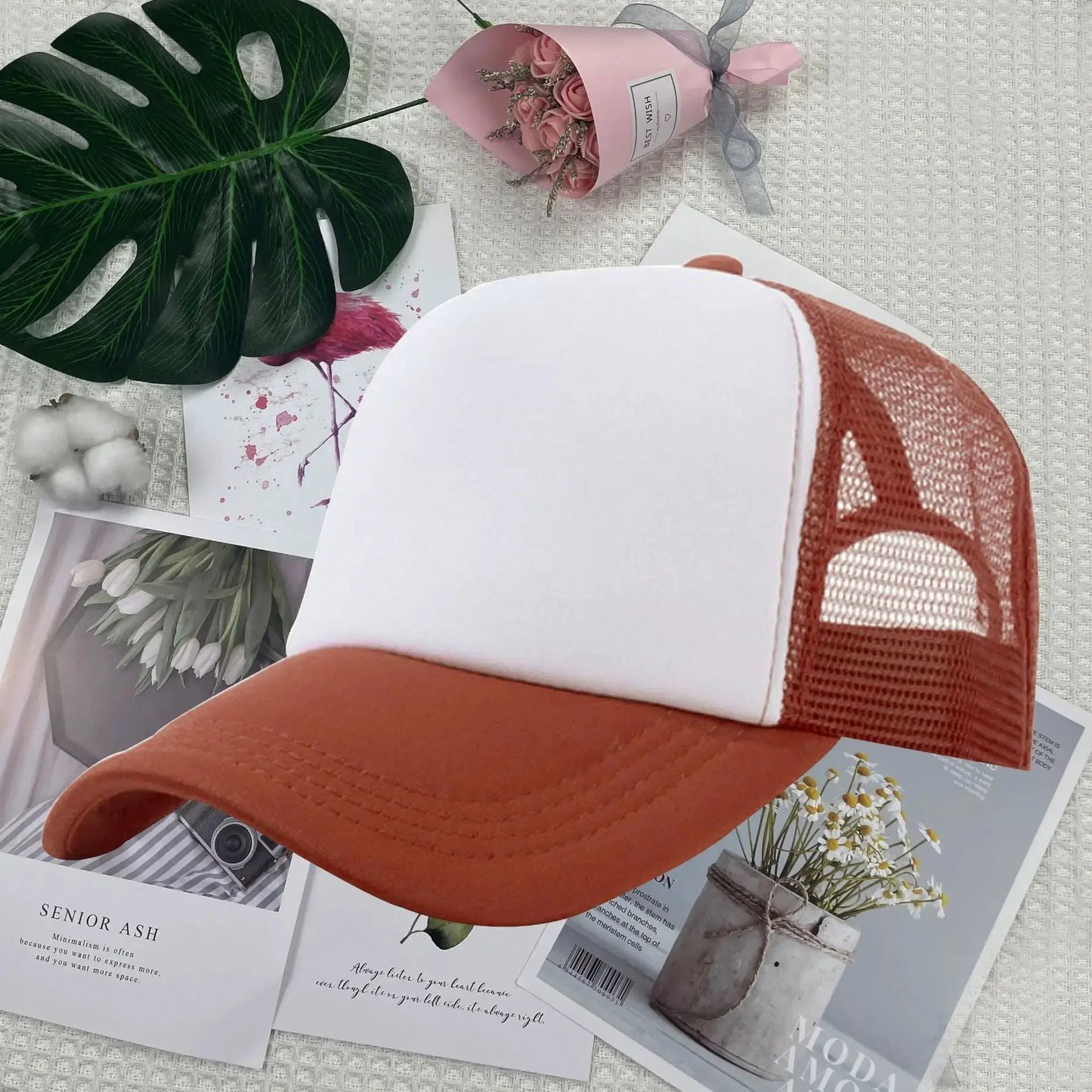 Personalized Breathable Mesh Sun Hat | Custom Embroidered Unisex Outdoor Cap by TED