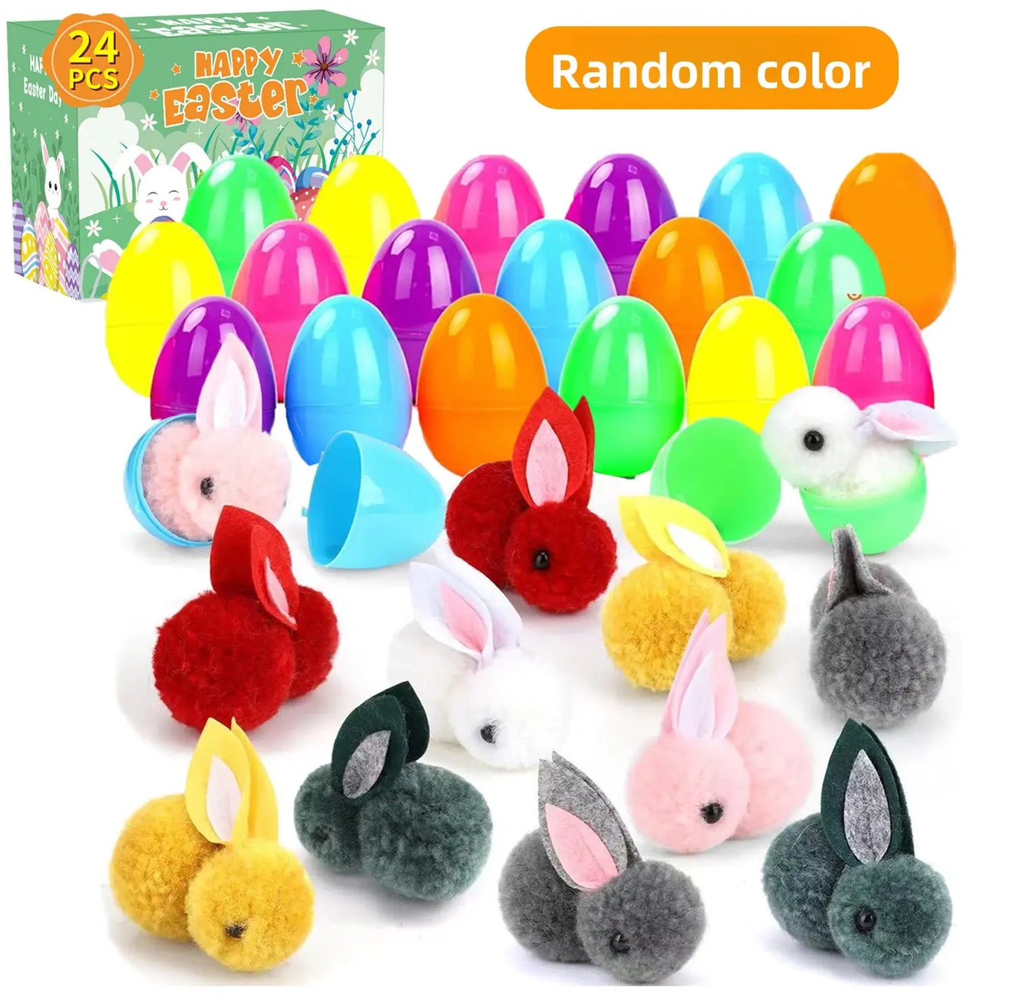 Easter Surprise Eggs with Hidden Toys for Children