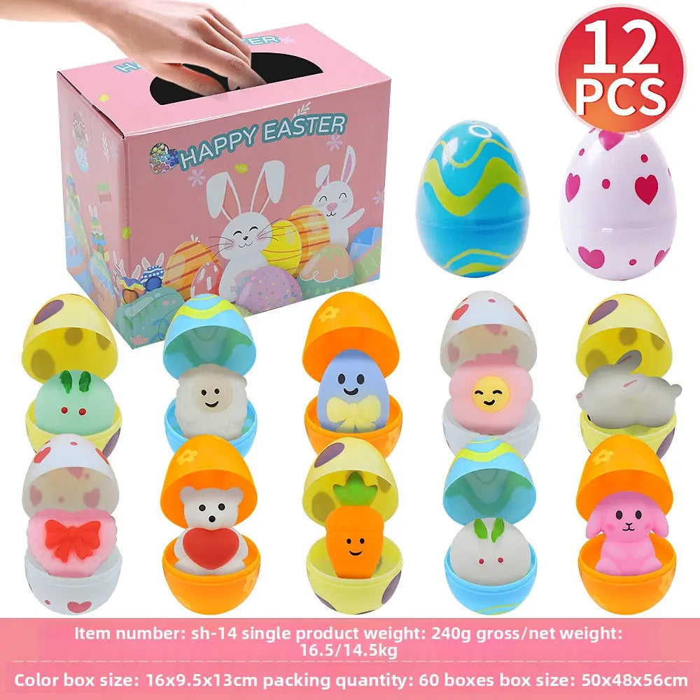 Easter Surprise Eggs with Hidden Toys for Children