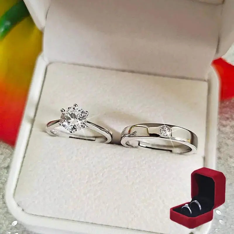 Affordable Wedding Rings - Elegant Fake Diamond Ring by TED