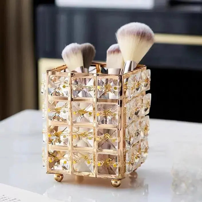 Crystal Tissue Box Household Creative Dining Table High-end Paper Storage Box by TED