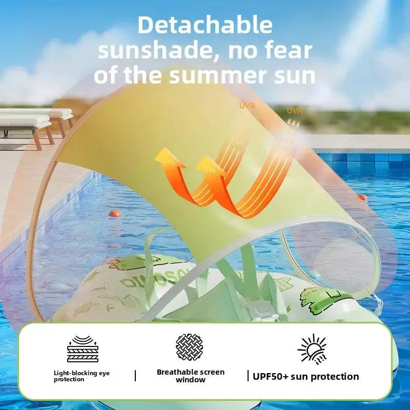 Baby Swim Float Canopy for Safe Water Play and Fun by TED