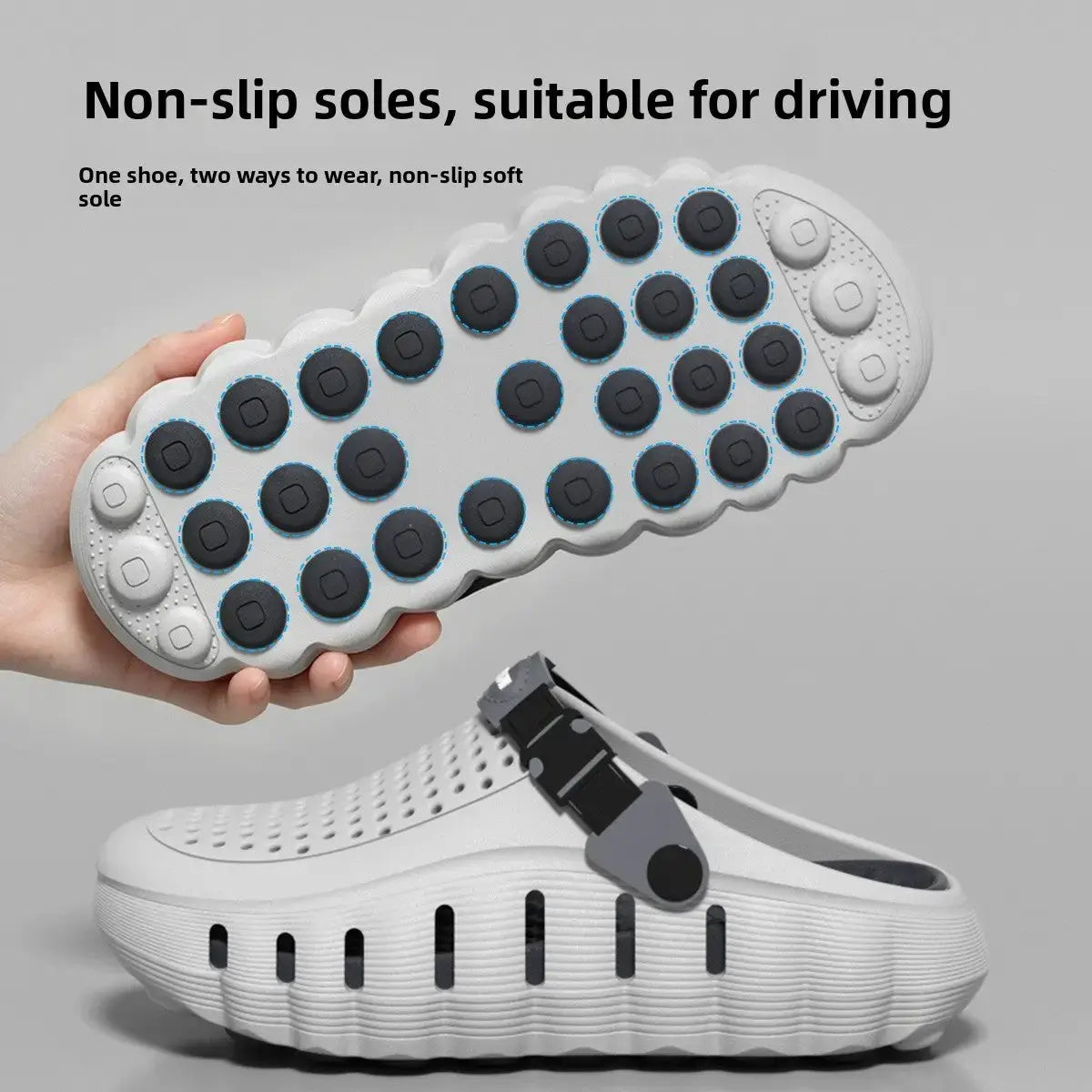 Unisex Slip-On Clogs for Beach and Casual Outdoor Use by TED