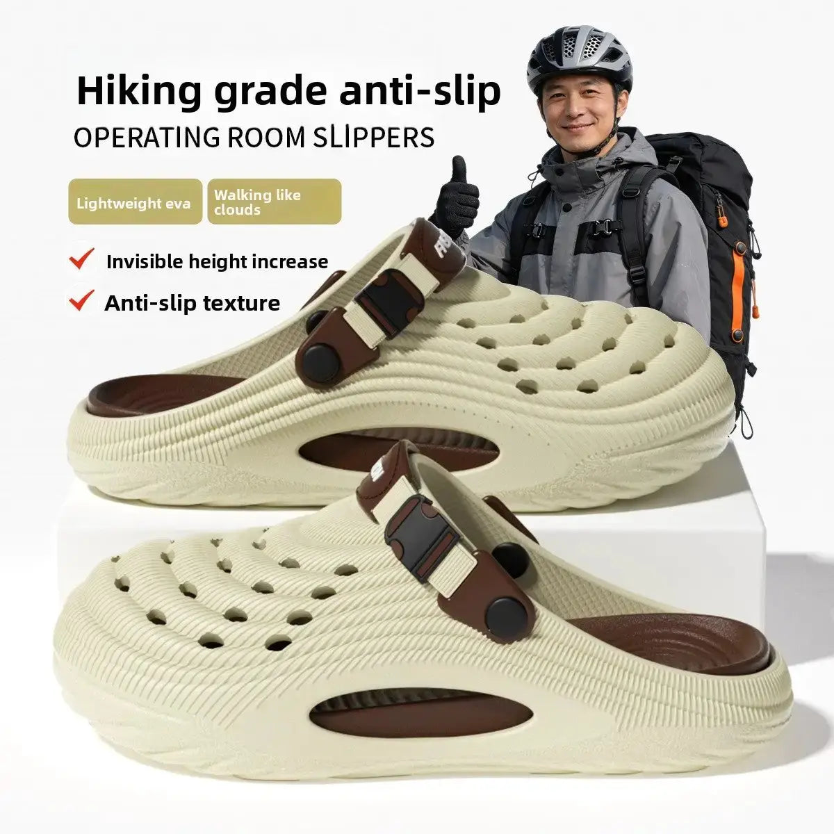 Unisex Slip-On Clogs for Beach and Casual Outdoor Use by TED