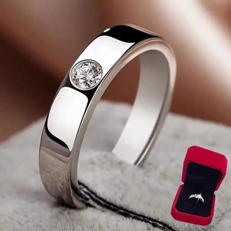Affordable Wedding Rings - Elegant Fake Diamond Ring by TED