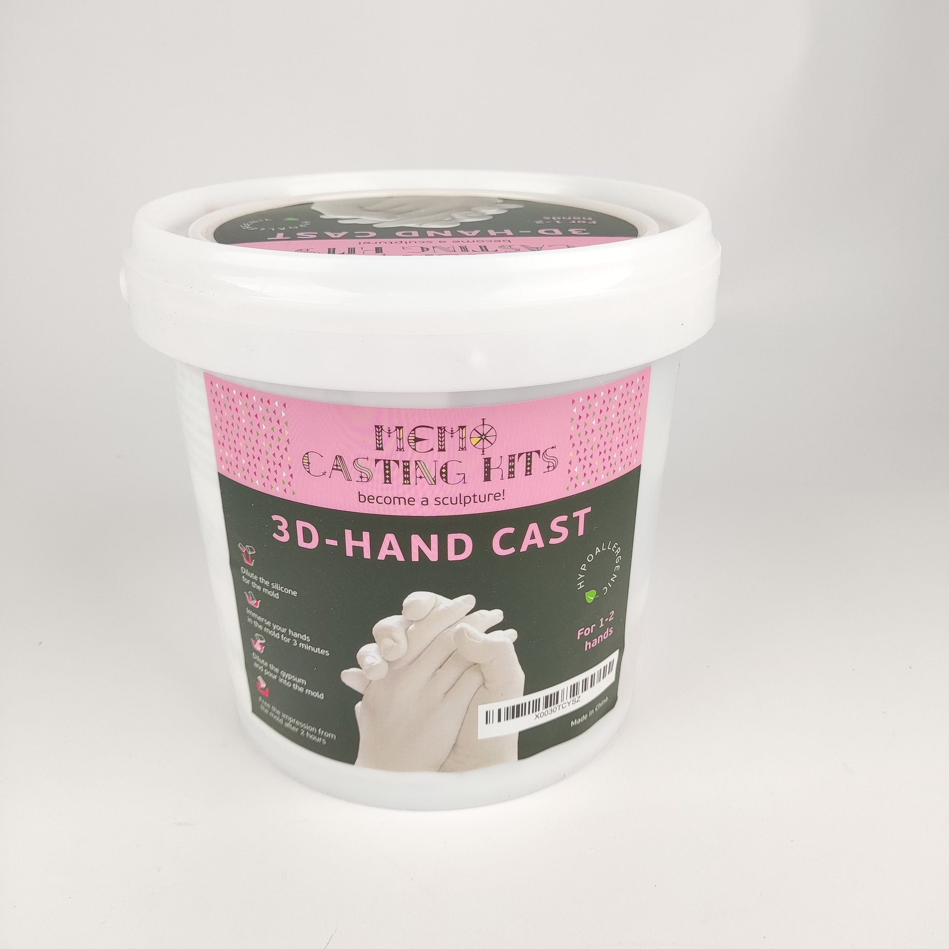 DIY 3D Handprint Casting Kit – Create Personalized Hand Molds for Couples, Families & Keepsakes - Cherished Harbor Gifts