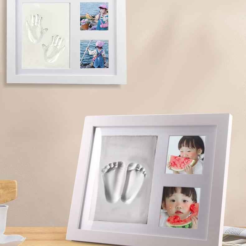 DIY Baby Handprint & Pet Paw Print Memorial Frame – Custom Keepsake Display for Lasting Memories - Cherished Harbor Gifts
