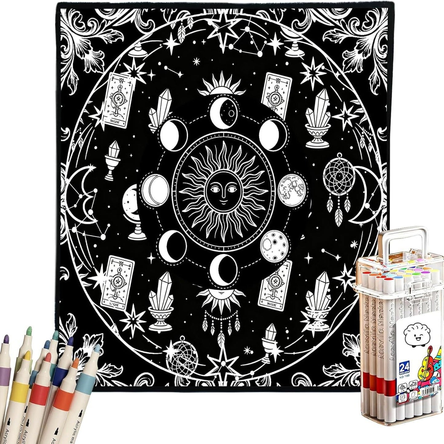 DIY Coloring Velvet Blanket Creative Art Throw - Cherished Harbor Gifts