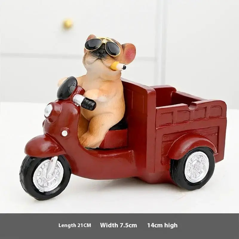 Creative Cartoon Dog Ashtray for Unique Home Decor by CHG-IJ