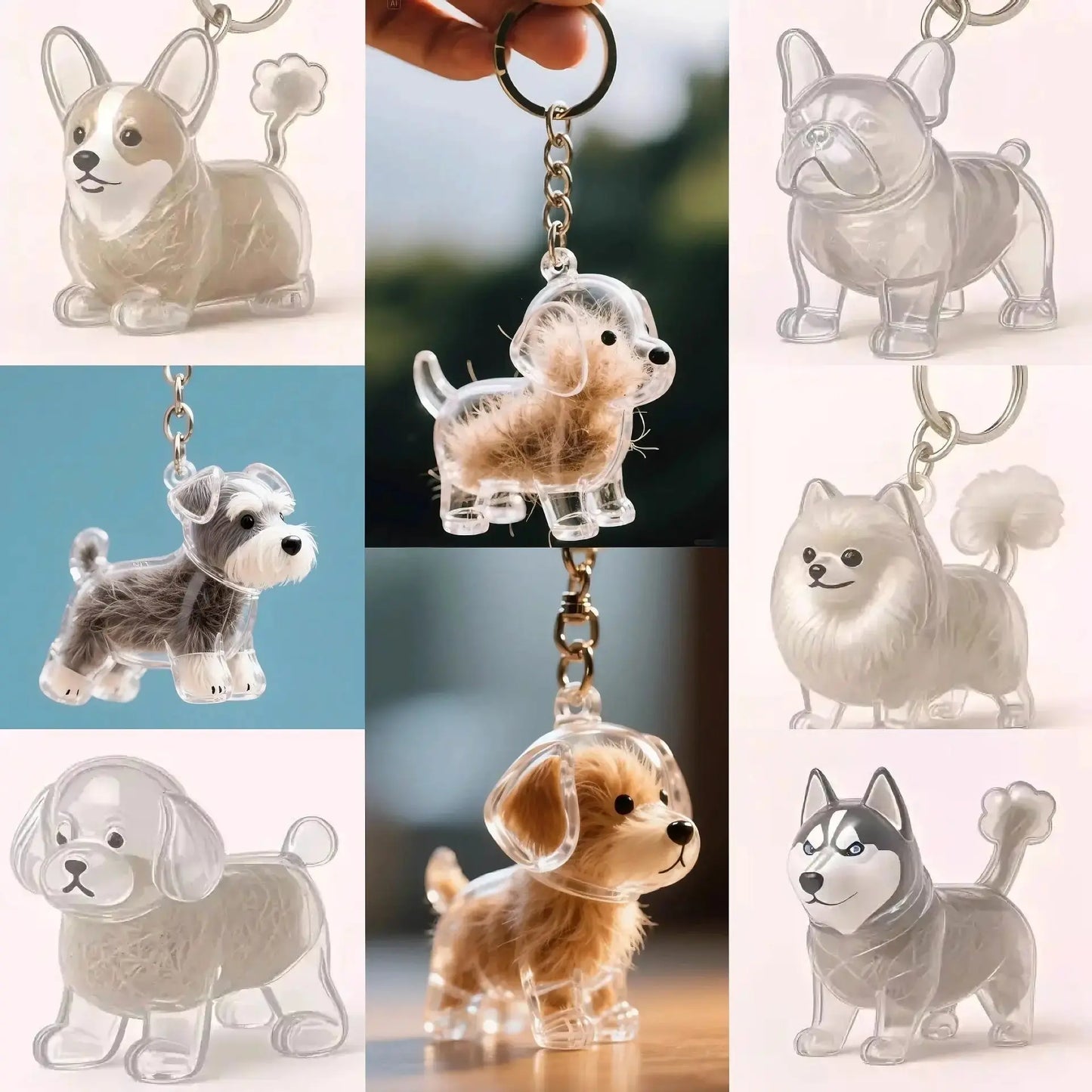 Personalized Pet Keepsake Keychain for Fur Memories by TED