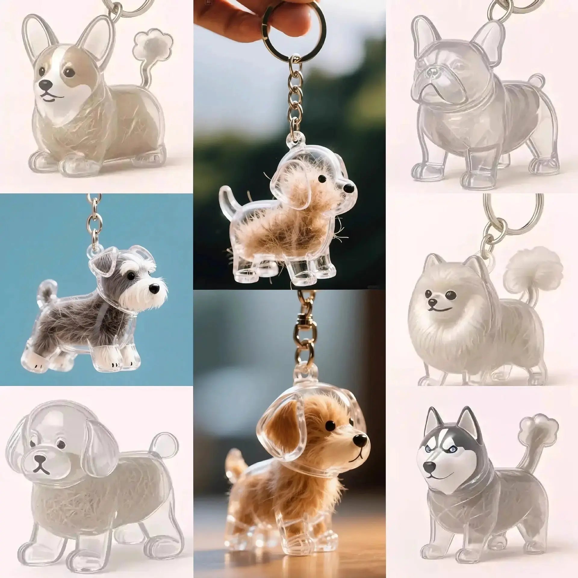 Personalized Pet Keepsake Keychain for Fur Memories by TED