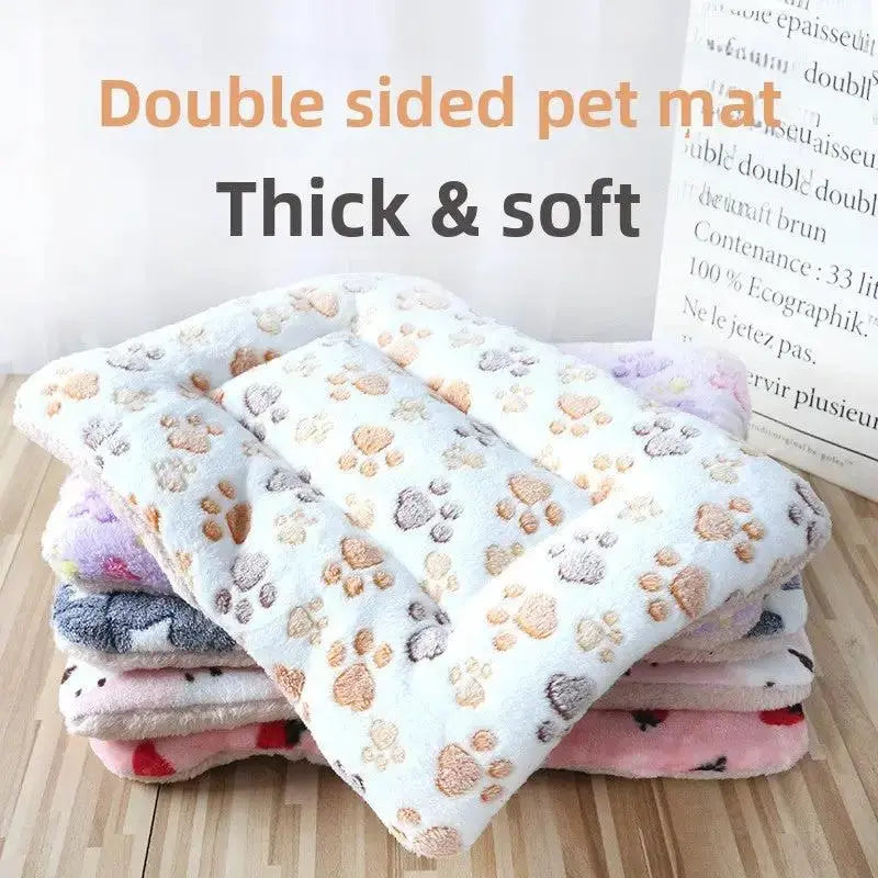 Soft Flannel Pet Blanket for Dogs and Cats - Waterproof Mat by TED