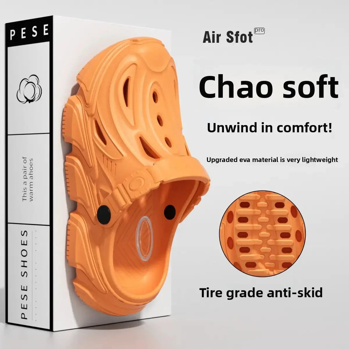 Unisex Slip-On Clogs for Beach and Casual Outdoor Use by TED