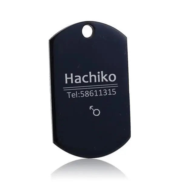 Personalized Stainless Steel Pet ID Tag | Custom Engraved Dog & Cat Name Tag by TED
