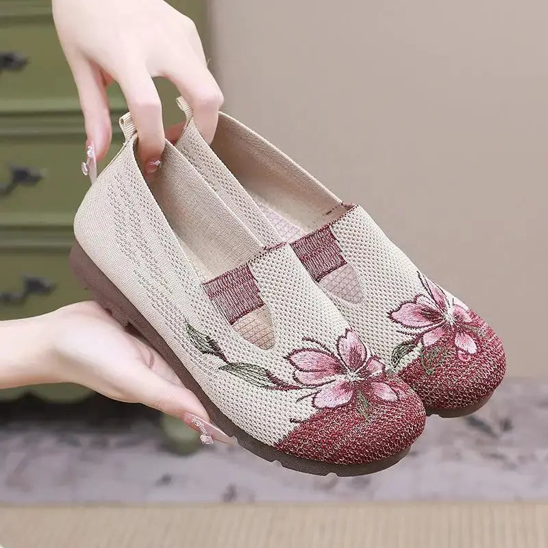 Women's Breathable Slip-Ons for Casual Summer Walking by TED