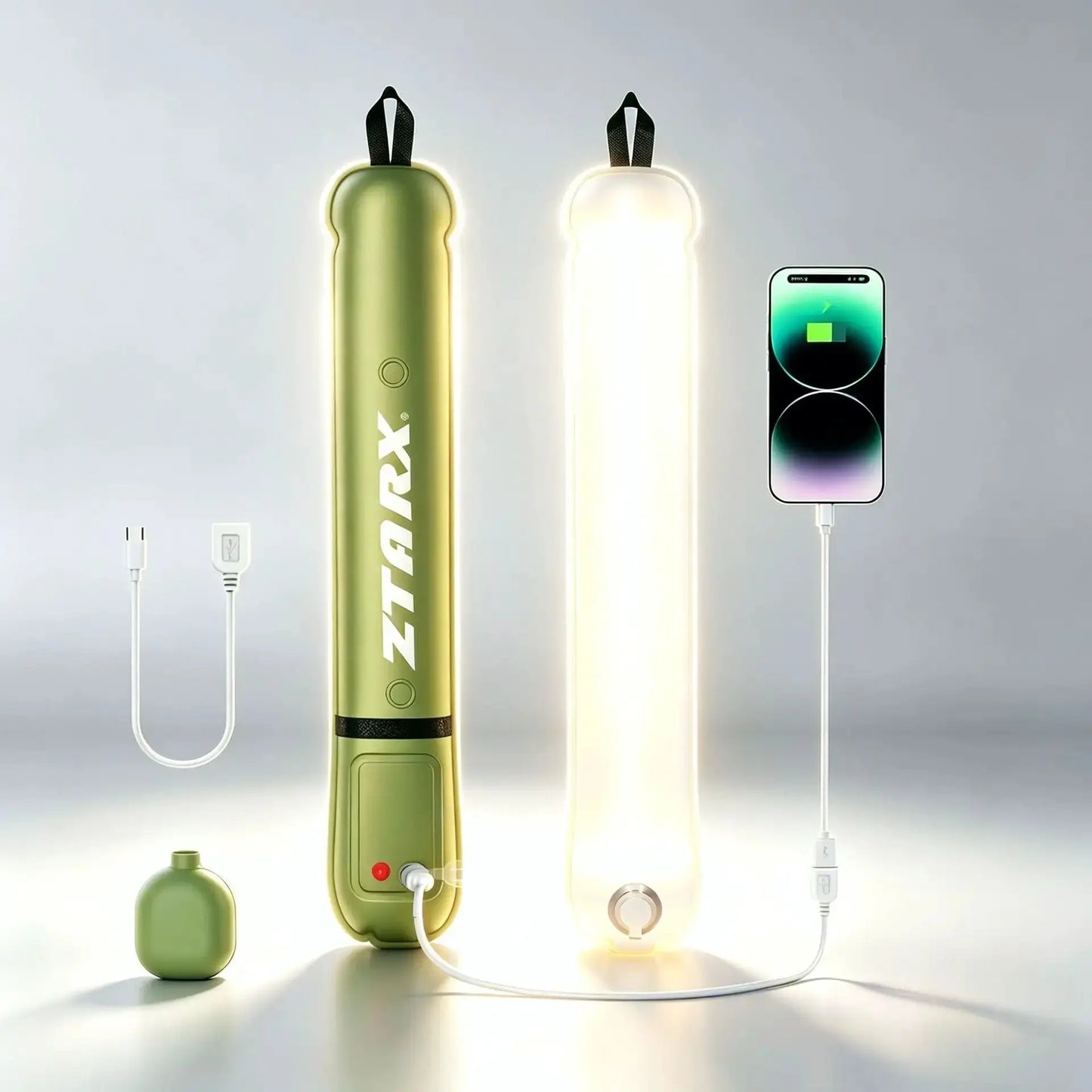 Solar Inflatable Camping Lantern | 350LM IP67 Waterproof LED Outdoor Light by TED