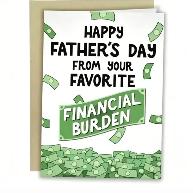 Funny Fathers Day Cards - Humorous Greeting Card Set by TED