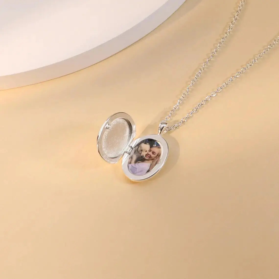 Personalized Memorial Photo Pendant Necklace | Custom Remembrance Picture Jewelry by TED