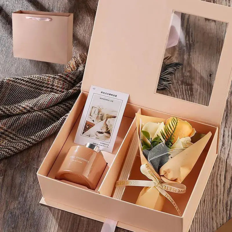 Aromatherapy Gift Box - Flameless Floral Fragrance Set by TED