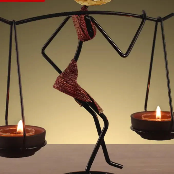 Elegant Dai Ethnic Candle Holder for Home Decor by TED