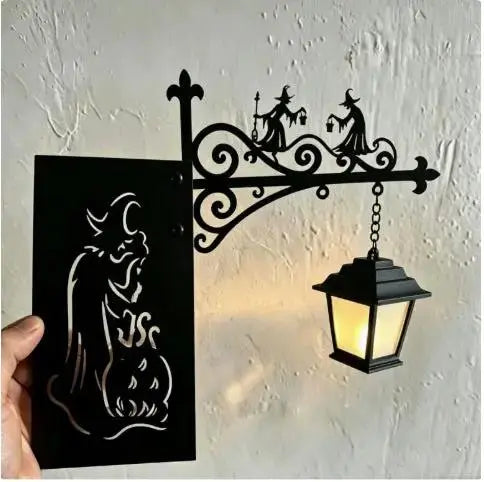 Halloween LED Shelf Light | Ghost, Pumpkin & Witch Decorative Lamp with USB by TED