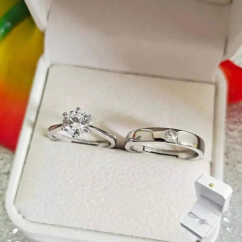 Affordable Wedding Rings - Elegant Fake Diamond Ring by TED