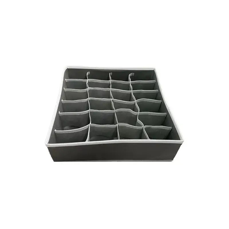 Large Fabric Drawer Organizer | 6-24 Grid Clothing & Sock Storage Box by TED