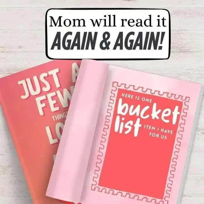 Personalized Mother Gift - Heartfelt Fill-In Book for Mom by TED