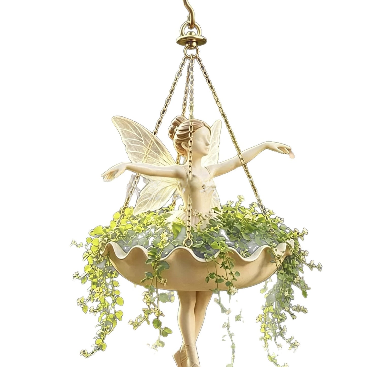 Charming Fairy Wall Planter for Whimsical Home Decor - Cherished Harbor Gifts