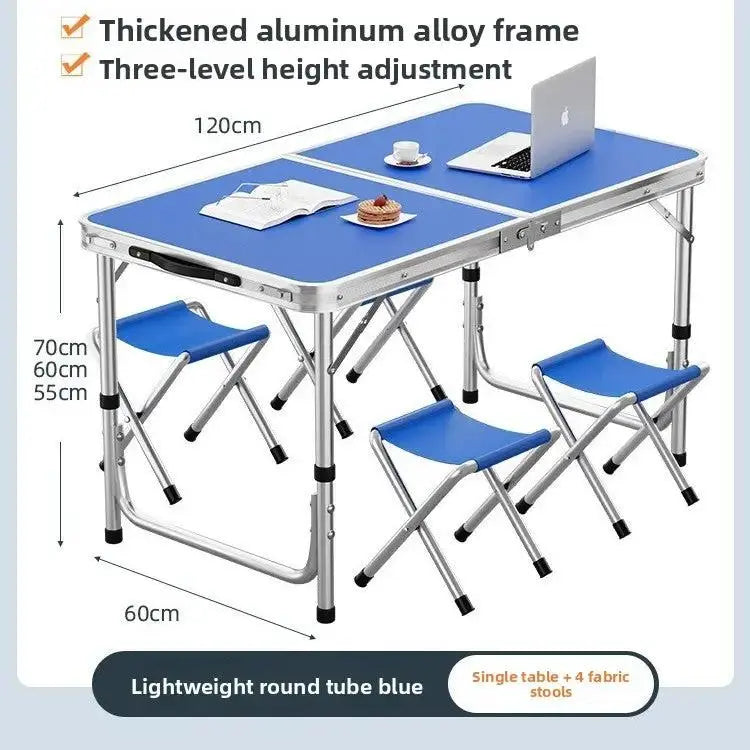 Small folding dining table and chairs by TED