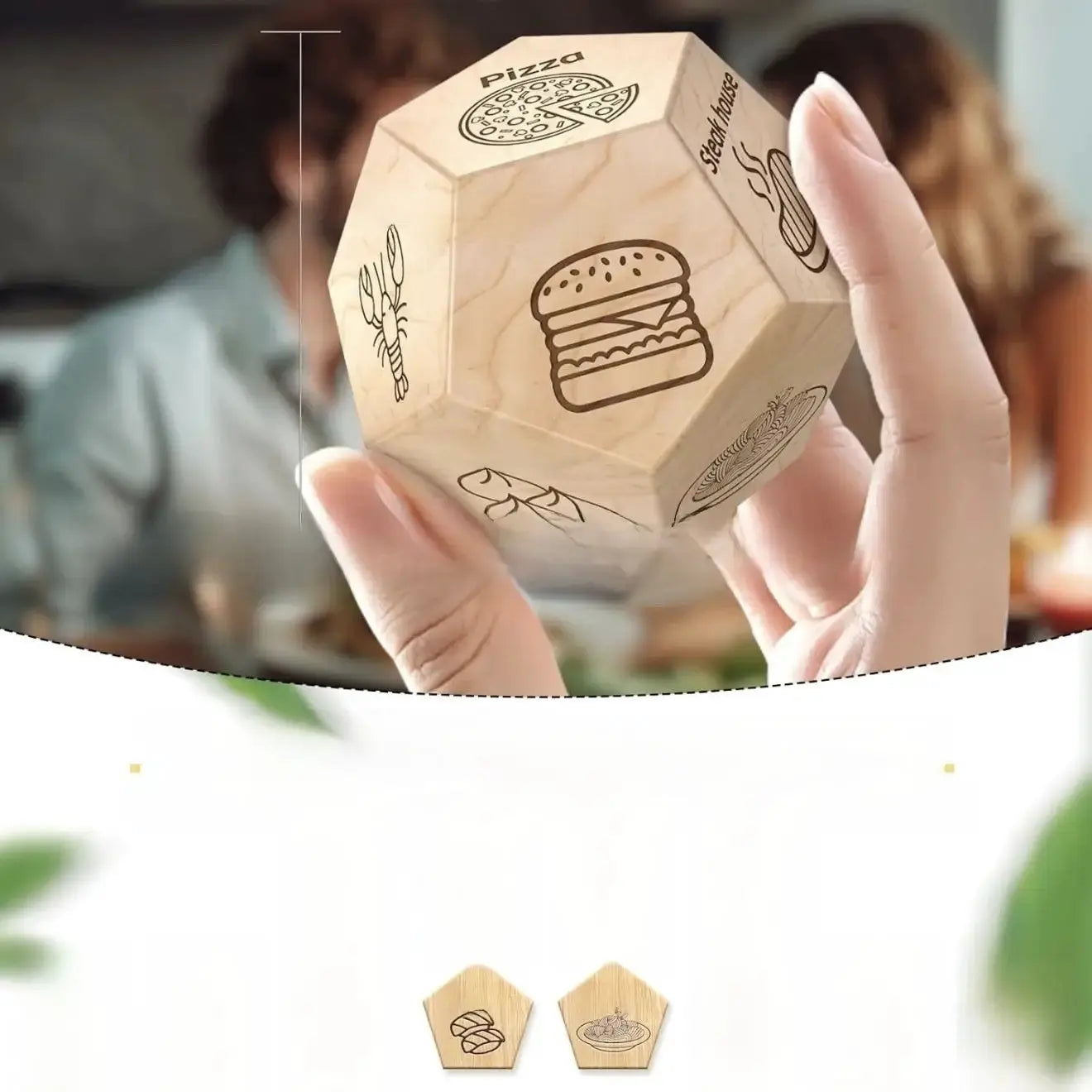 Couples Decision Dice for Fun Date Nights and Family Games by TED