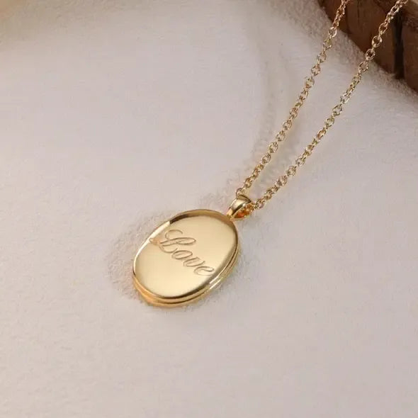 Personalized Memorial Photo Pendant Necklace | Custom Remembrance Picture Jewelry by TED