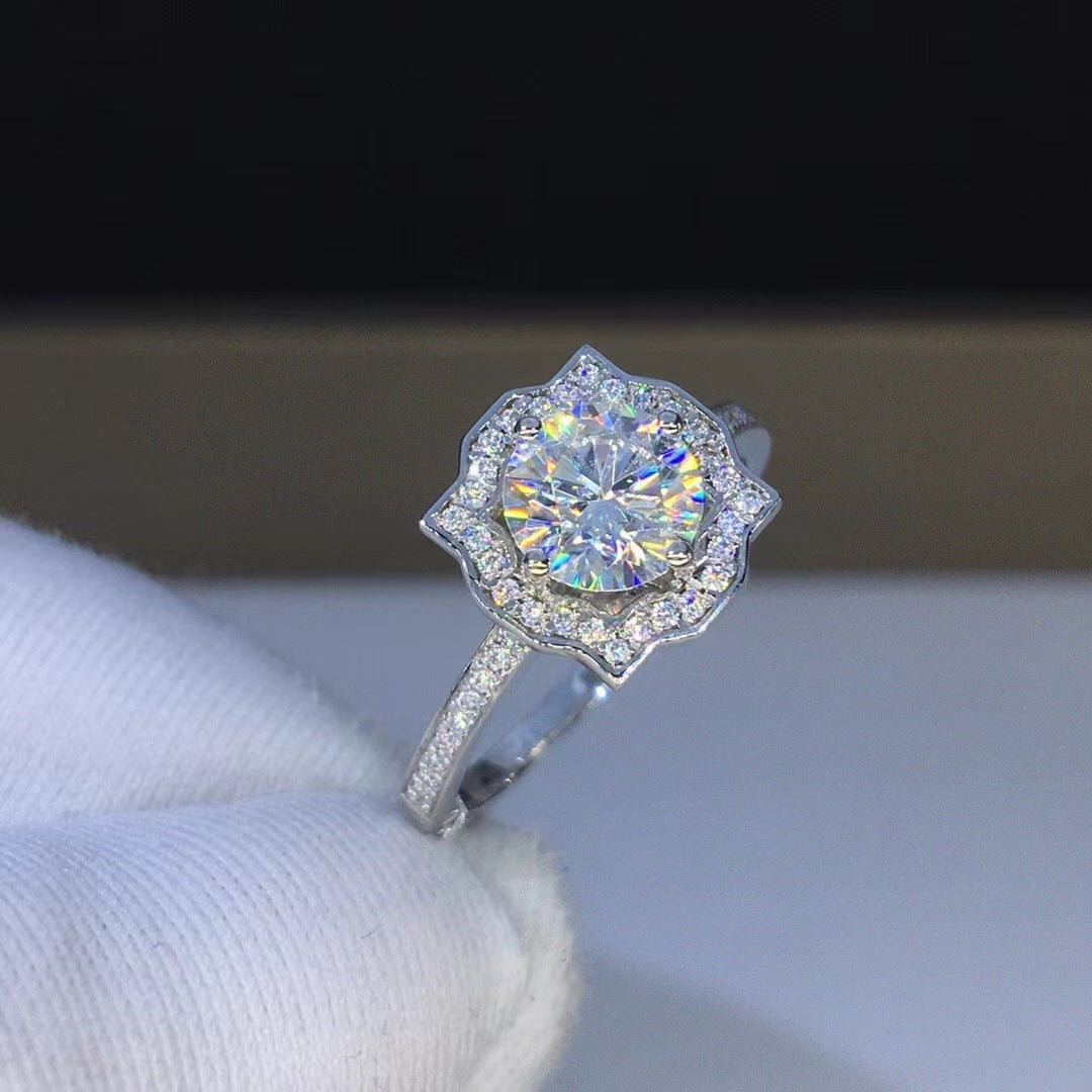 Adjustable Engagement Ring - Cubic Zirconia Promise Ring - Cherished Harbor Gifts
