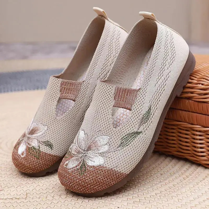 Women's Breathable Slip-Ons for Casual Summer Walking by TED