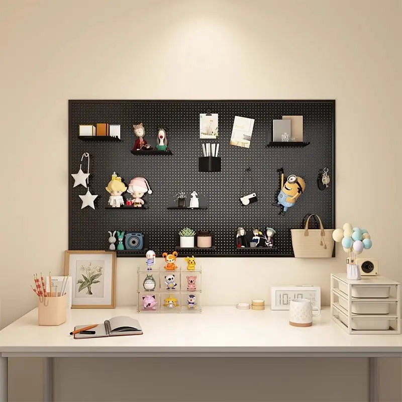 Wall-Mount Perforated Organizer Board
