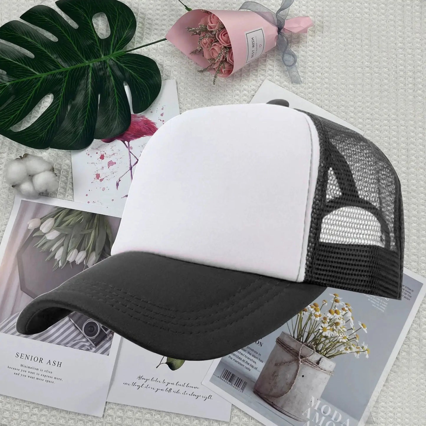 Personalized Breathable Mesh Sun Hat | Custom Embroidered Unisex Outdoor Cap by TED