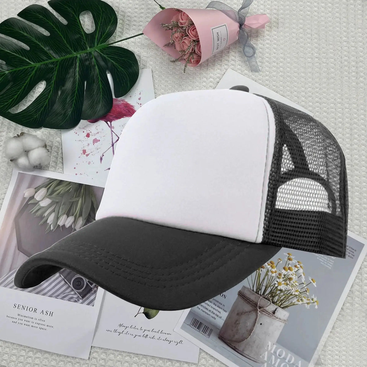 Personalized Breathable Mesh Sun Hat | Custom Embroidered Unisex Outdoor Cap by TED