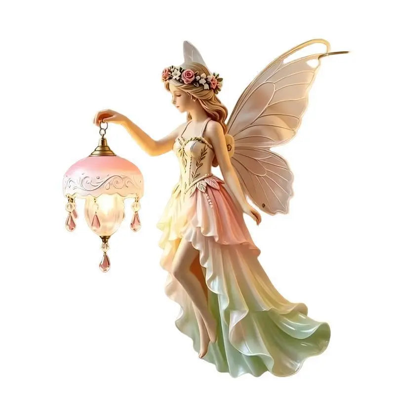 3D Resin Fairy Wall Lamp Creative Decorative Night Light for Bedroom Office