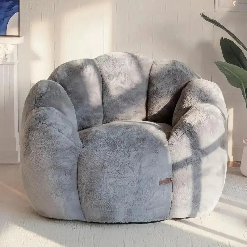Modern Plush Bean Bag Lounge Chair | Compressed Sofa for Living Room & Bedroom by TED