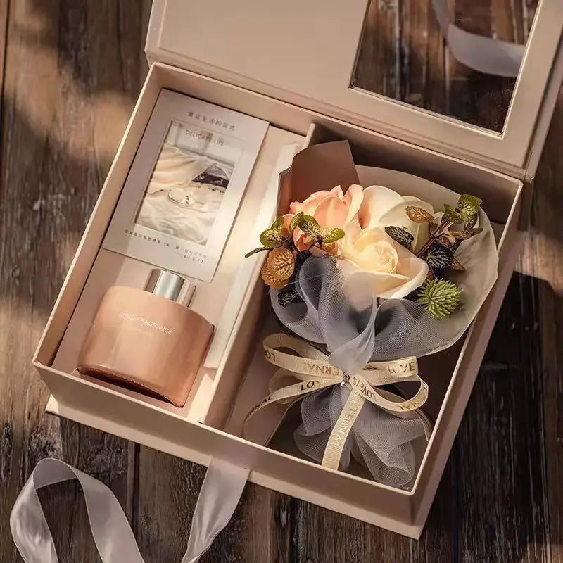 Aromatherapy Gift Box - Flameless Floral Fragrance Set by TED