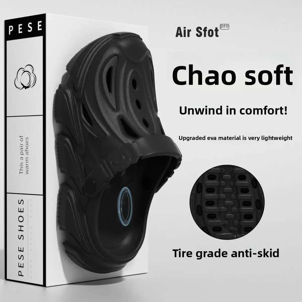 Unisex Slip-On Clogs for Beach and Casual Outdoor Use by TED