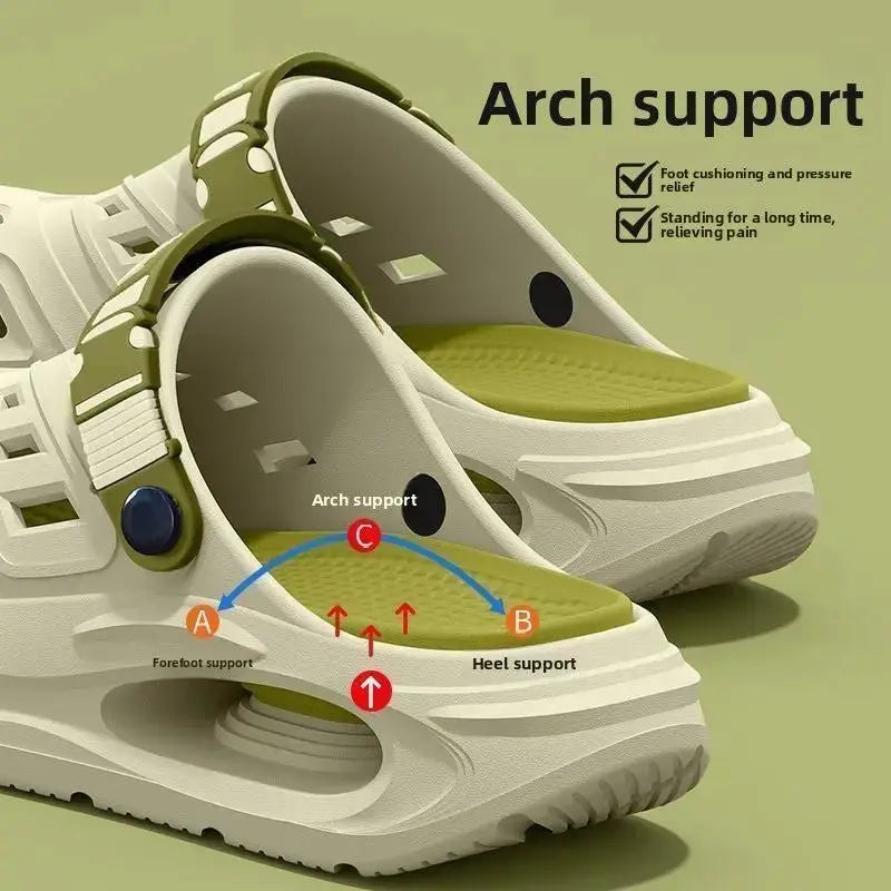 Unisex Slip-On Clogs for Beach and Casual Outdoor Use by TED