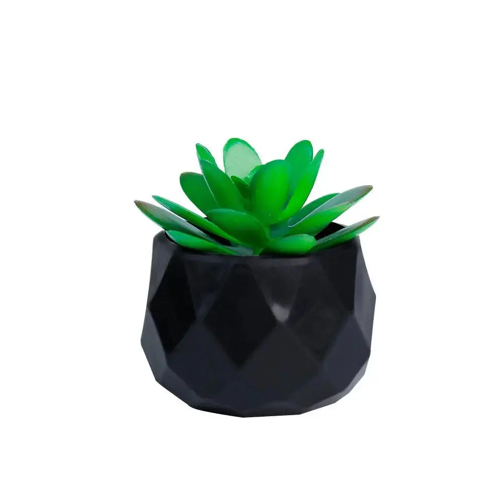 Mini Artificial Succulent Plant | Realistic Faux Desktop Home & Office Decor by TED