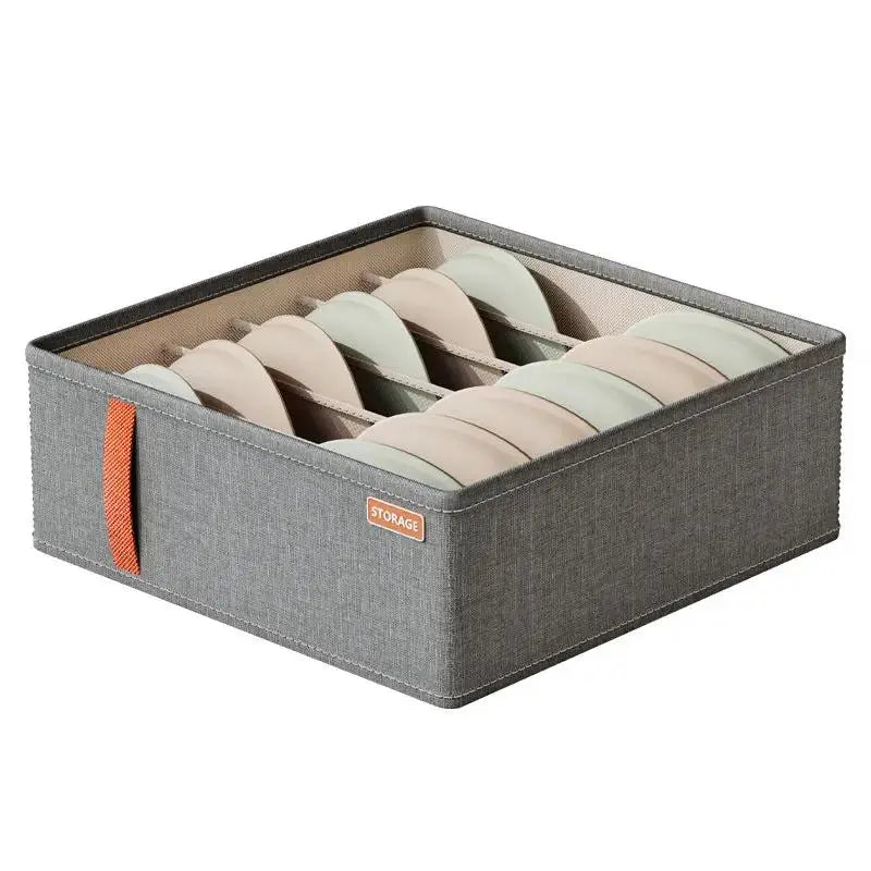 Large Fabric Drawer Organizer | 6-24 Grid Clothing & Sock Storage Box by TED