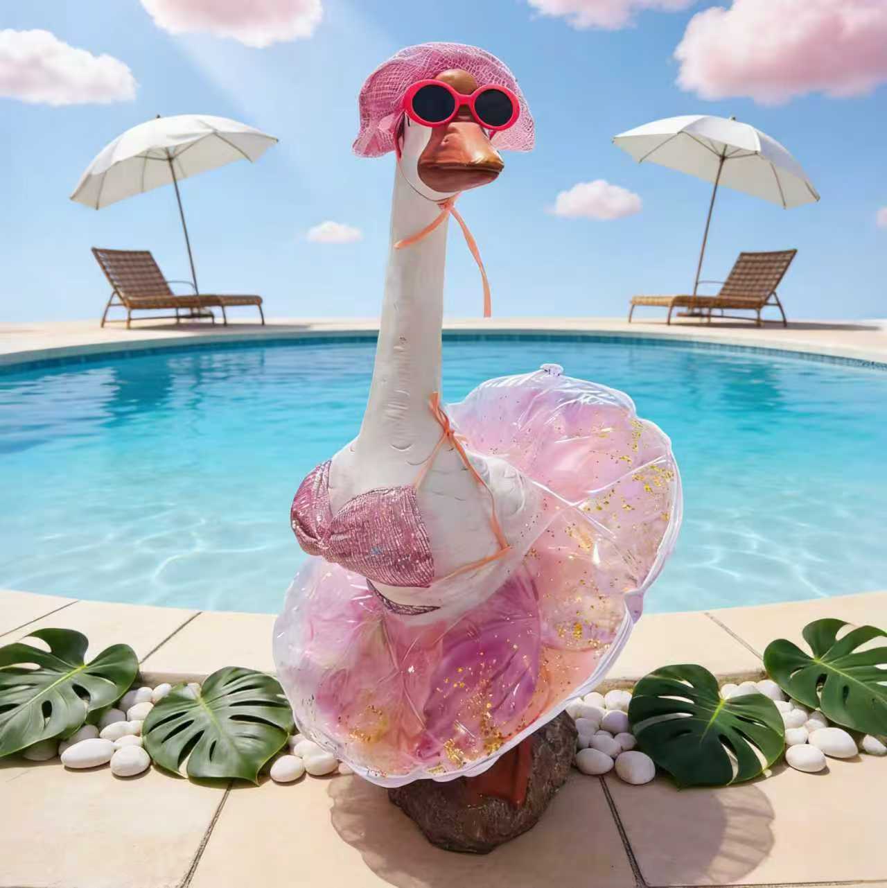 Festive Goose Costume Decorative Holiday Outfit - Cherished Harbor Gifts